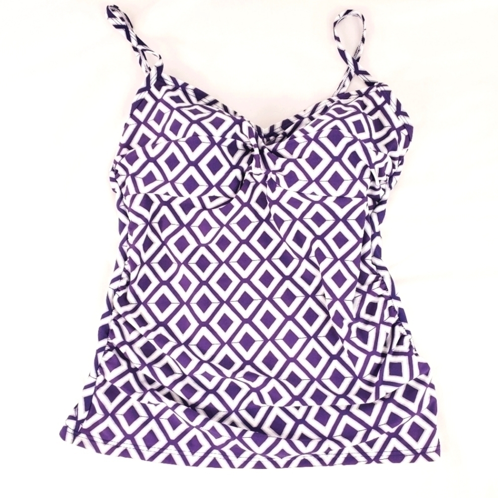 Croft & Barrow Women's Tankini Swimsuit Top Size 10